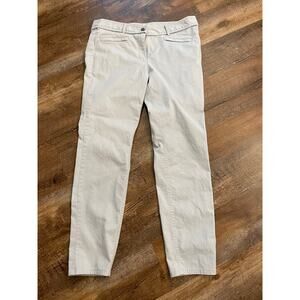 LOFT Cream Ankle Pants